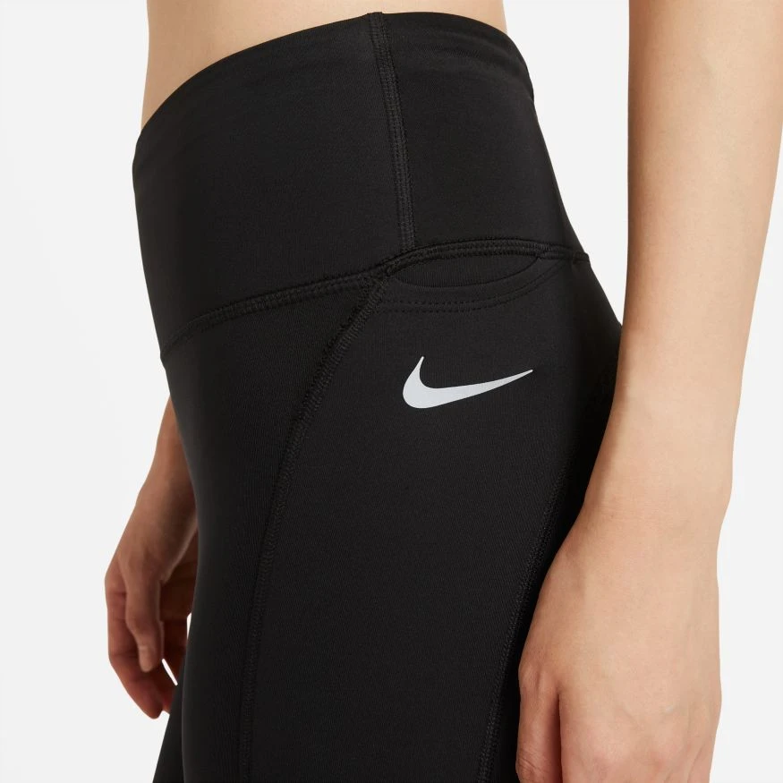 Nike Women's Epic Fast Mid-Rise Pocket Leggings (010 - Black/Reflective Silver) 5 Nike Women's Epic Fast Mid-Rise Pocket Leggings (010 - Black/Reflective Silver) - Image 5