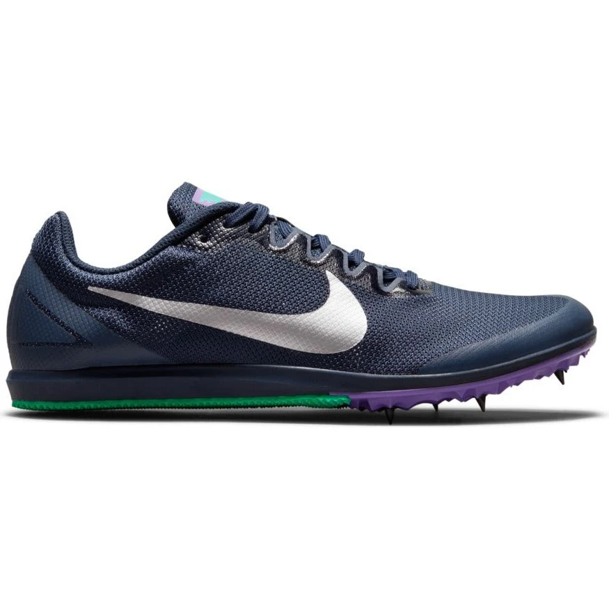Nike Unisex Zoom Rival D 10 (406 - Obsidian/Metallic Silver/Wild Berry)