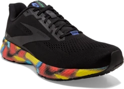BROOKS Men's Launch 8 Victory Collection (016 - Black/Red/Blue) -Clothing Store Online 110358 016 A Launch 8