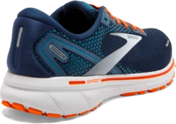 BROOKS Men's Ghost 14 (488 - Titan/Teal/Flame) -Clothing Store Online 110369 488 H Ghost 14