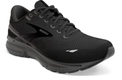 BROOKS Men's Ghost 15 (020 - Black/Black/Ebony) -Clothing Store Online 110393 020 A Ghost 15