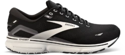 BROOKS Women's Ghost 15 WIDE (012 - Black/Blackened Pearl/White)