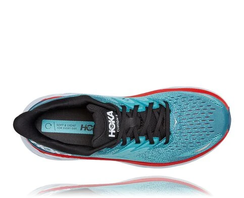 Hoka Men's Clifton 8 (RTAR - Real Teal/Aquarelle) 4 Hoka Men's Clifton 8 (RTAR - Real Teal/Aquarelle) - Image 4
