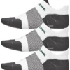 Unisex F4 Tech No Show 3-pair Pack (White)