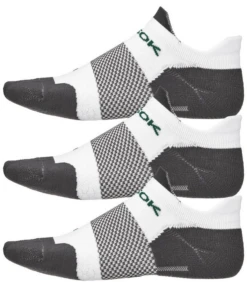 Unisex F4 Tech No Show 3-pair Pack (White)