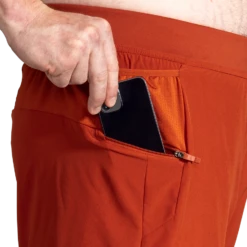 BROOKS Men's Sherpa 7" 2-in-1 Short (644 - Red Clay) -Clothing Store Online 211333 644 D2 Sherpa 7in 2in1 Short