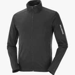 Salomon Men’s Gore-Tex Infinium Windstopper Jacket (Deep Black)