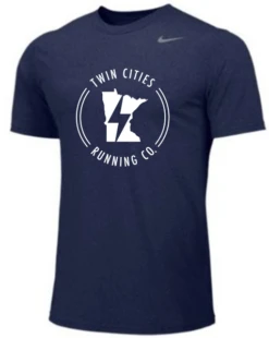 Nike Men’s TCRC Legend Short Sleeve Tee (419- College Navy/Cool Grey)