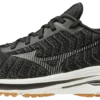 Mizuno Men’s Wave Rider 24 Waveknit (9098 - Black/Dark Shadow)