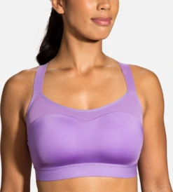 BROOKS Women’s Dare Racerback Run Bra (562 - Heliotrope) -Clothing Store Online 350073 562 MF Dare Racerback Run Bra
