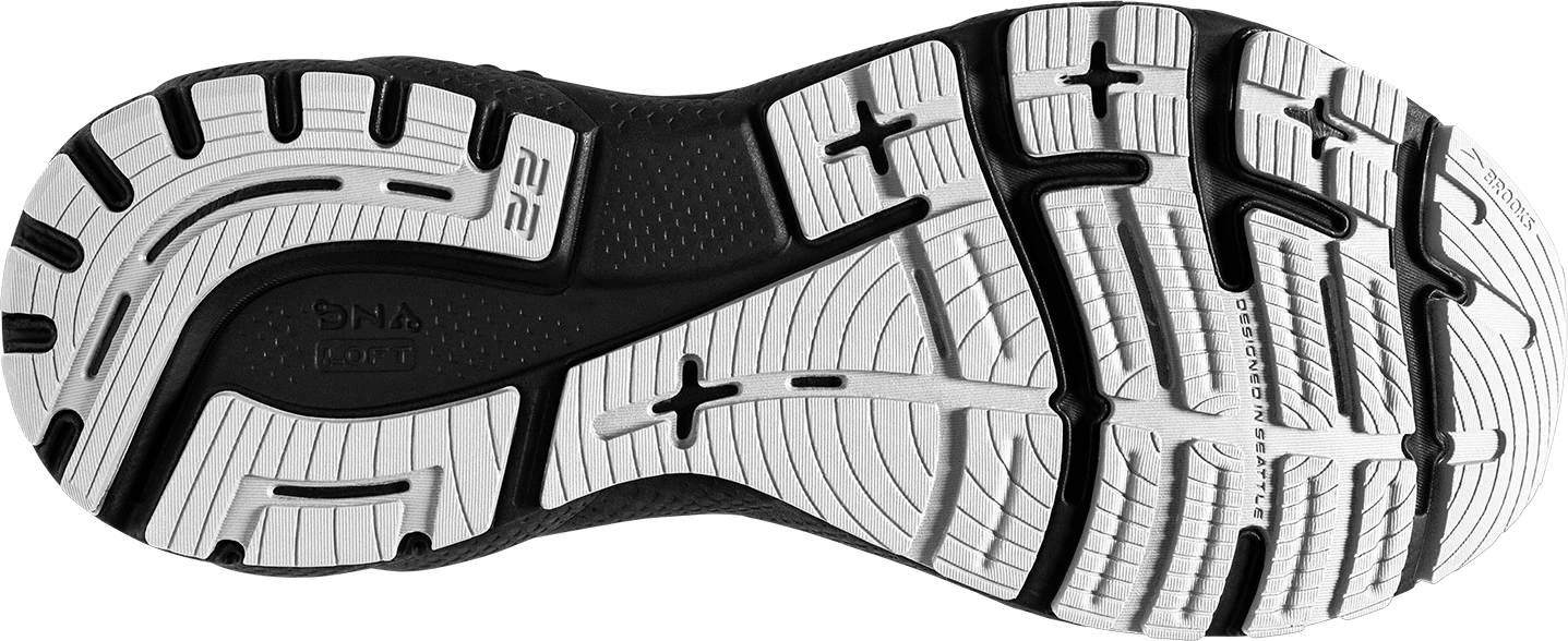 BROOKS Men’s Adrenaline GTS 22 (135 - White/Grey/Black) 6 BROOKS Men’s Adrenaline GTS 22 (135 - White/Grey/Black) - Image 6