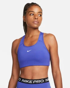 Nike Women’s Swoosh Medium-Support Padded Bra (430 - Lapis/White) -Clothing Store Online 360c75c9 4531 4984 be2c f7299a9da13a
