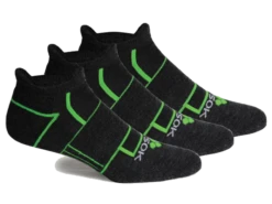 Unisex ISW Isolwool No-Show 3-pair Pack (Charcoal)