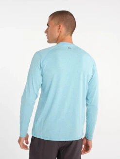 Men’s Carrollton Long Sleeve Fitness Tee (431 - Radiant Blue Heather) -Clothing Store Online 3C48D45F 37EA 4647 9AC1 FA8F0E7FDC22