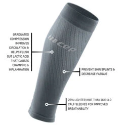 CEP Men's Ultralight Compression Calf Sleeves (Grey/Light Grey) -Clothing Store Online 54 540x 9971268c f2e2 4b00 bd95 e0a307bd9164