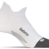 Feetures Elite Light Cushion No Show Tab (White)