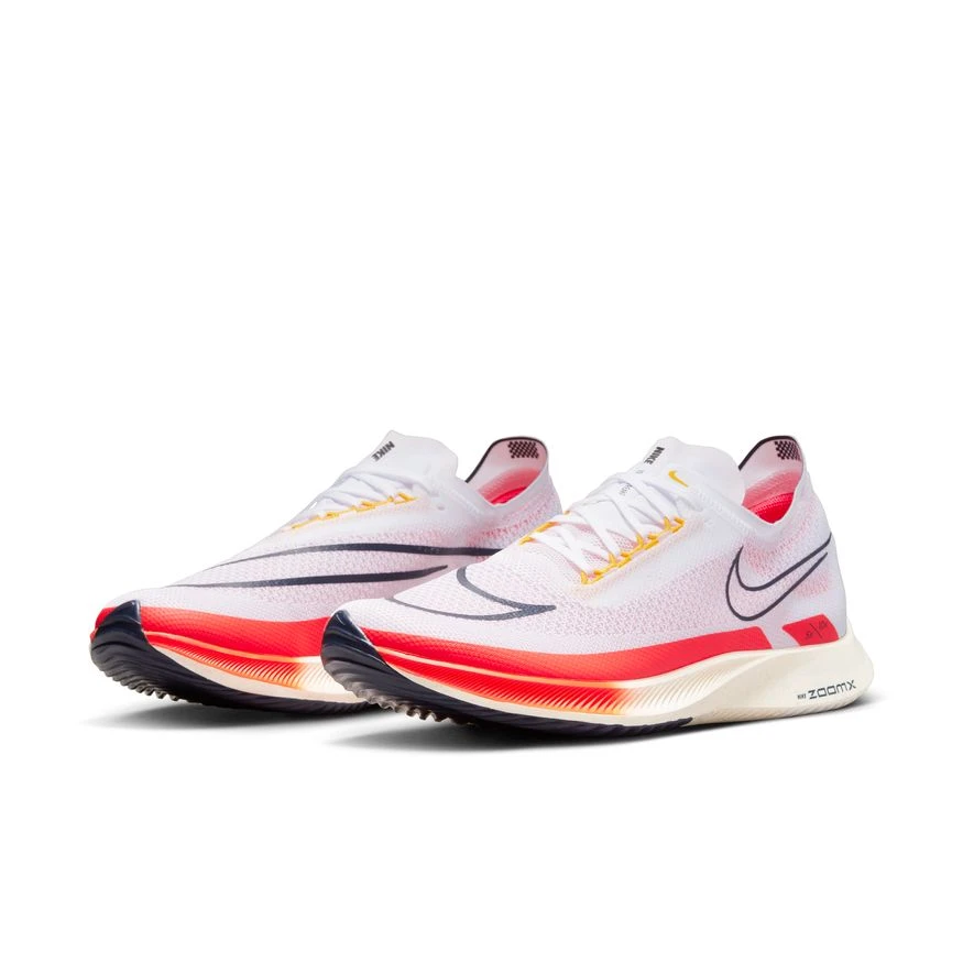 Nike Unisex ZoomX Streakfly (102 - White/Obsidian/Bright Crimson/Sail) 3 Nike Unisex ZoomX Streakfly (102 - White/Obsidian/Bright Crimson/Sail) - Image 3