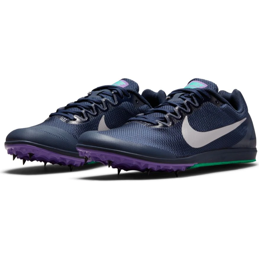 Nike Unisex Zoom Rival D 10 (406 - Obsidian/Metallic Silver/Wild Berry) 3 Nike Unisex Zoom Rival D 10 (406 - Obsidian/Metallic Silver/Wild Berry) - Image 3