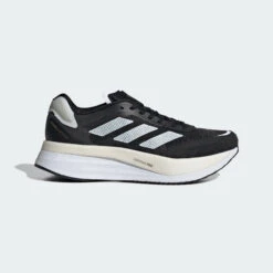 ADIDAS Women’s Adizero Boston 10 (Core Black / Cloud White / Gold Metallic)