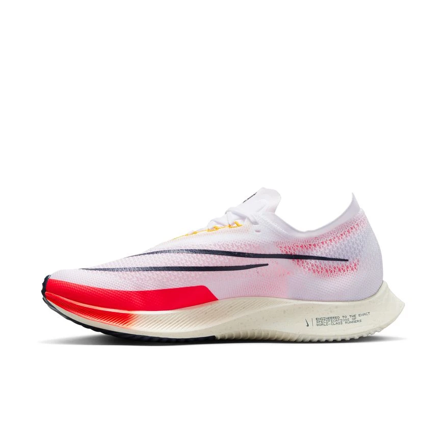 Nike Unisex ZoomX Streakfly (102 - White/Obsidian/Bright Crimson/Sail) 2 Nike Unisex ZoomX Streakfly (102 - White/Obsidian/Bright Crimson/Sail) - Image 2