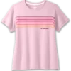 BROOKS Women's Distance Short Sleeve 2.0 (677 - Quartz/Gradient Stripe)