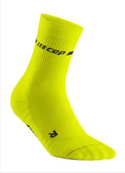 CEP Neon Mid Cut Compression Socks (Neon Yellow)
