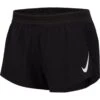 Nike Women'a Aeroswift Running Shorts (010 - Black/White)