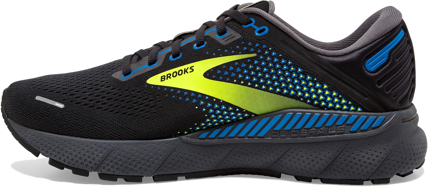 BROOKS Men’s Adrenaline GTS 22 (069 - Black/Blue/Nightlife) 2 BROOKS Men’s Adrenaline GTS 22 (069 - Black/Blue/Nightlife) - Image 2