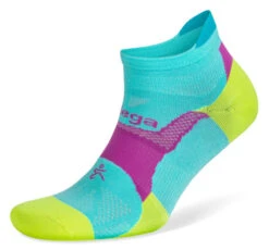 Balega Hidden Dry Running Socks (Neon Aqua/Neon Lime)