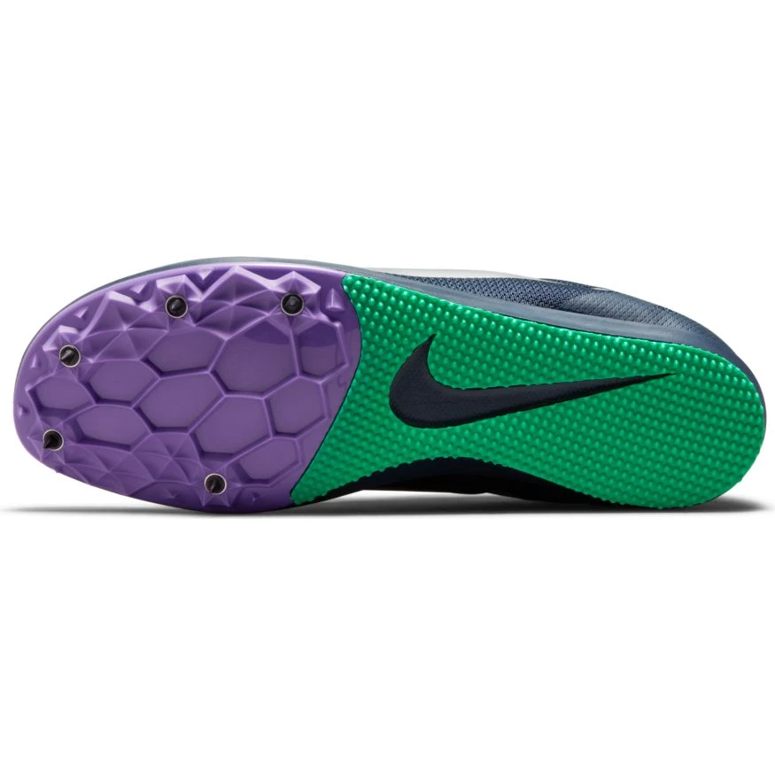 Nike Unisex Zoom Rival D 10 (406 - Obsidian/Metallic Silver/Wild Berry) 6 Nike Unisex Zoom Rival D 10 (406 - Obsidian/Metallic Silver/Wild Berry) - Image 6