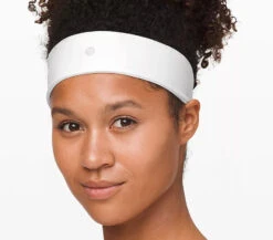 Lululemon Women's Fly Away Tamer Headband (White)