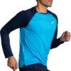 BROOKS Men's Atmosphere Long Sleeve 2.0 (499 - Spring Break/Navy)