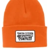 TCRC Knit Woodcut Hat (Neon Orange)