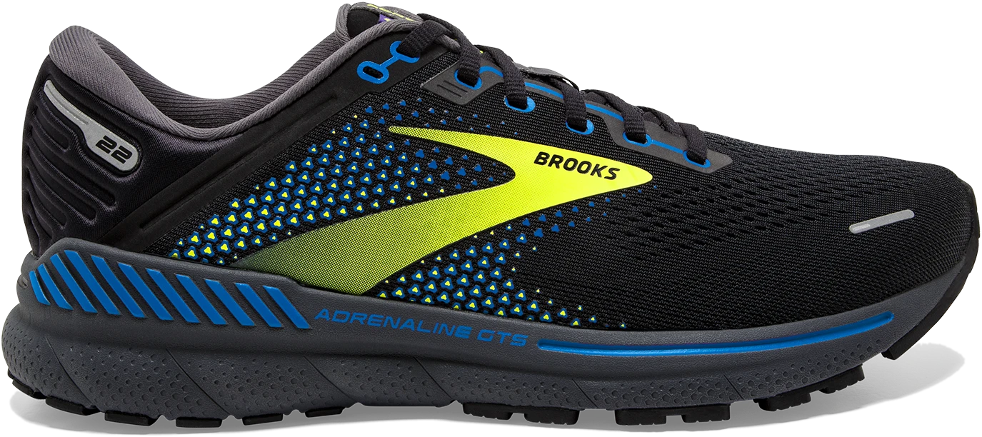 BROOKS Men’s Adrenaline GTS 22 (069 - Black/Blue/Nightlife) 1 BROOKS Men’s Adrenaline GTS 22 (069 - Black/Blue/Nightlife)