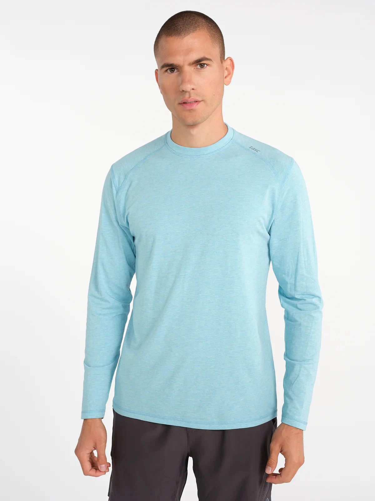 Men’s Carrollton Long Sleeve Fitness Tee (431 - Radiant Blue Heather)