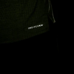 Nike Men's DRI-FIT Techknit Ultra Short Sleeve Running Top (326 - Rough Green/Alligator/Reflective Silver) -Clothing Store Online DM4753 326 H PREM 2000