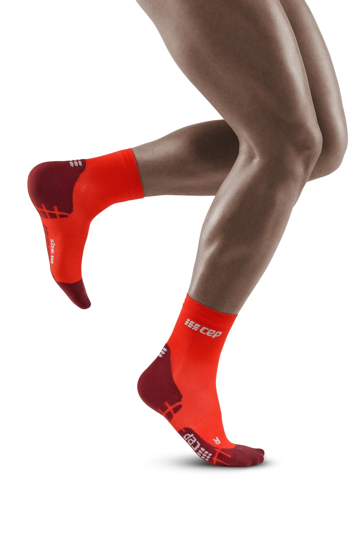 CEP Men's Ultralight Short Compression Socks (Lava) 1 CEP Men's Ultralight Short Compression Socks (Lava)