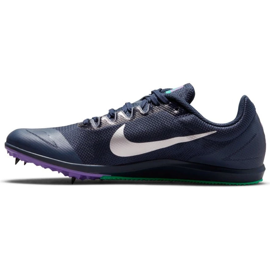 Nike Unisex Zoom Rival D 10 (406 - Obsidian/Metallic Silver/Wild Berry) 2 Nike Unisex Zoom Rival D 10 (406 - Obsidian/Metallic Silver/Wild Berry) - Image 2