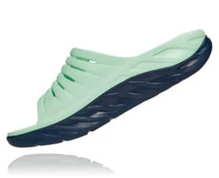Hoka Men's Ora Recovery Slide (GAOS - Green Ash/Outer Space) -Clothing Store Online GAOS4