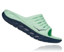 Hoka Men's Ora Recovery Slide (GAOS - Green Ash/Outer Space) -Clothing Store Online GAOS7