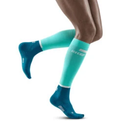 CEP Women's Run Tall Socks 4.0 (Ocean/Petrol)