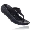 Hoka Women's Ora Recovery Flip (BDGGR - Black/Dark Grey)