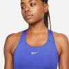 Nike Women’s Swoosh Medium-Support Padded Bra (430 - Lapis/White)