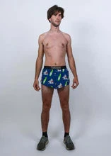 Men's Blue Sharks 2" Split Shorts 5 Men's Blue Sharks 2" Split Shorts - Image 5