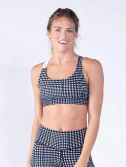 Women's Recess Sports Bra (960 - Plaid) -Clothing Store Online close bra min