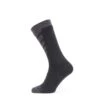 Sealskinz Waterproof Warm Weather Mid Length Sock (Black)
