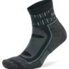 Balega Blister Resist Quarter Running Socks (Grey/Black)
