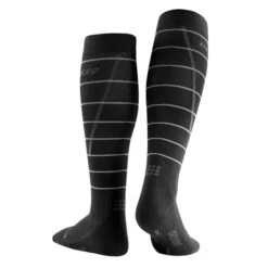 CEP Men's Reflective Compression Tall Socks (Black) -Clothing Store Online reflective tall sock black 4 540x b3147fa4 355b 4d53 ac23 b7666dd148da